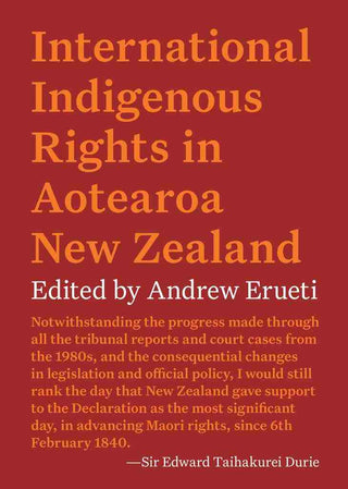 International Indigenous Rights in Aotearoa New Zealand