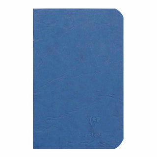 NOTEBOOK CLAIREFONTAINE STAPLED POCKET BLANK BLUE