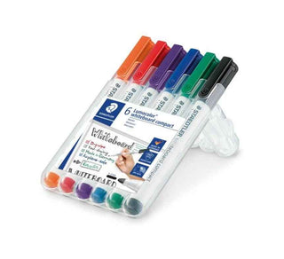 WHITEBOARD MARKER STAEDTLER LUMOCOLOR COMPACT 6 PACK