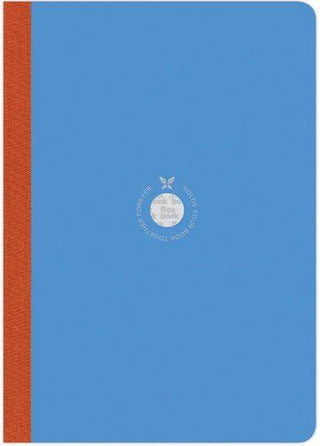 NOTEBOOK FLEXBOOK SMARTBOOK LARGE RULED BLUE ORANGE