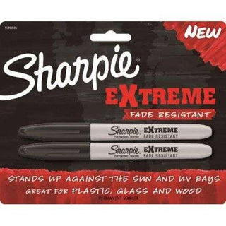 MARKER SHARPIE EXTREME BLACK 2 PACK