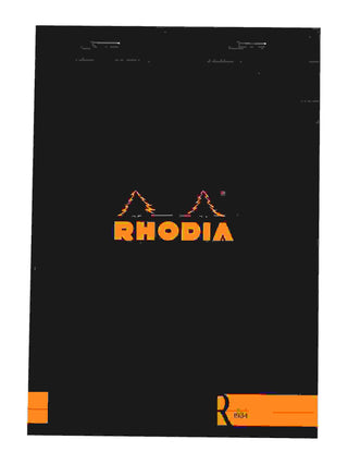 Pad R By Rhodia A5 Lined Black