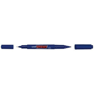 MARKER UNI PROCKEY DUAL TIP BLUE