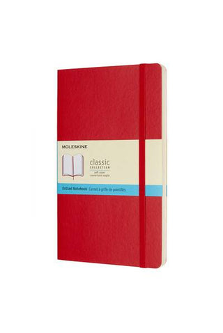 JOURNAL MOLESKINE CLASSIC SC LARGE DOT SCARLET RED