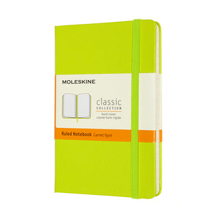 JOURNAL MOLESKINE CLASSIC HC POCKET RULED LEMON GREEN