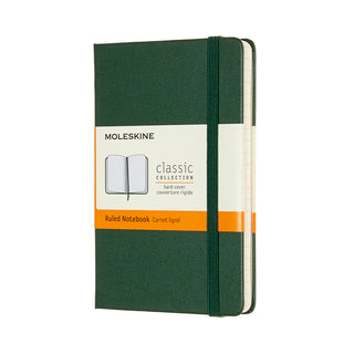 JOURNAL MOLESKINE CLASSIC HC POCKET RULED MYRTLE GREEN