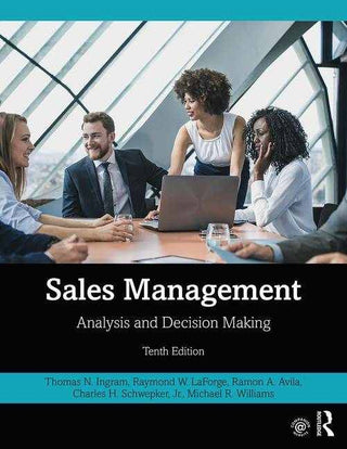 Sales Management : Analysis and Decision Making