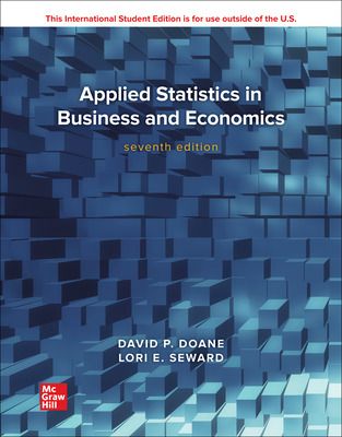 Applied Statistics in Business and Economics