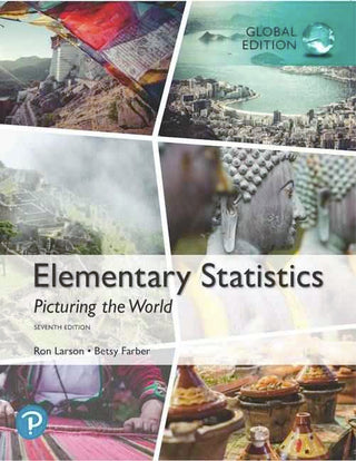 Elementary Statistics : Picturing the World : Global Edition