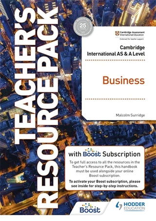 Cambridge International AS and a Level Business Teacher-s Resource Pack