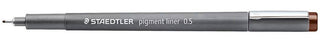 PEN STAEDTLER PIGMENT LINER 0.5MM BROWN