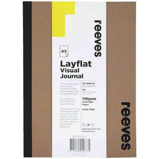 Visual Diary Reeves Layflat A5 Kraft