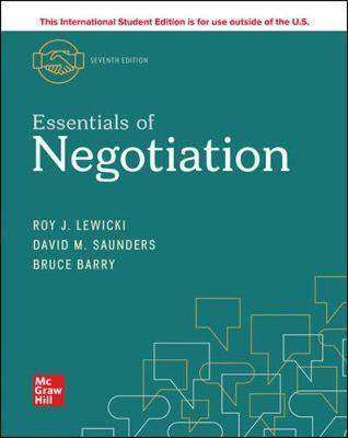 Essentials of Negotiation