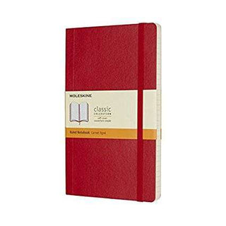 JOURNAL MOLESKINE CLASSIC SC LARGE RULED SCARLET RED