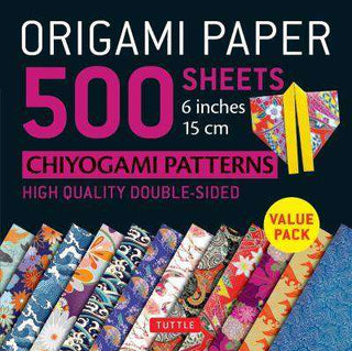 Origami Paper : 500 Sheets Japanese Chiyogami Designs 6 15cm