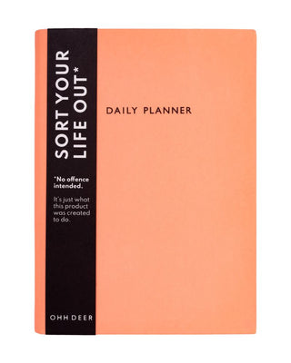 Journal Ohh Deer A5 Daily Planner Linen Coral