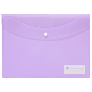 Document Wallet Marbig A4 Doculope Pastel Purple