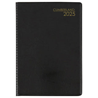 Diary 2025 Cumberland Pocket A7 WTV Black