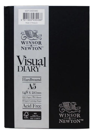 Visual Diary Winsor and Newton A5 Hardbound