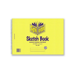 Sketch Book Spirax 534 A4 20 Leaf