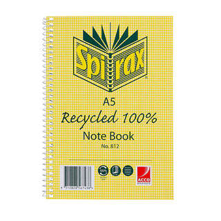 Notebook Spirax A5 Recycled