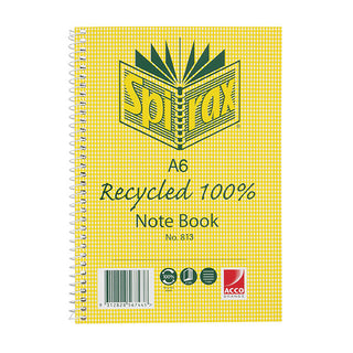 Notebook Spirax A6 Recycled