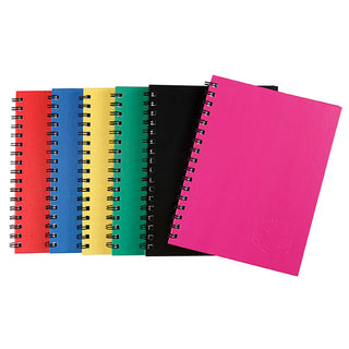 Notebook Spirax Hard Cover A6 Assorted