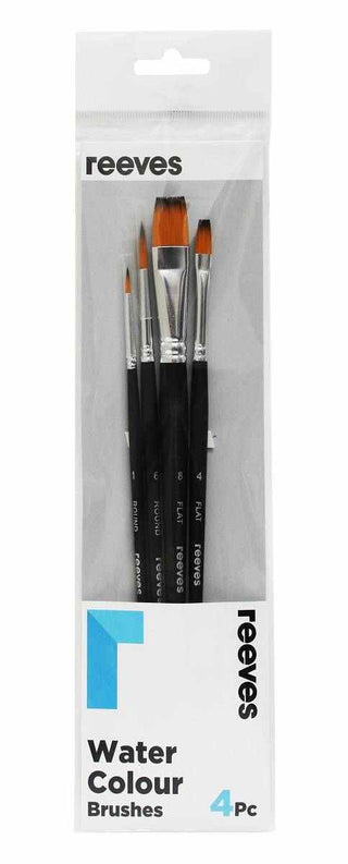 Paint Brush Set Reeves Watercolour 4 Pack