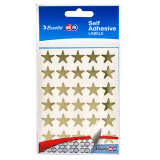 Labels Quik Stik Small Star Gold 150 Pack