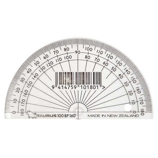 Protractor Taurus 180 Degrees 10cm