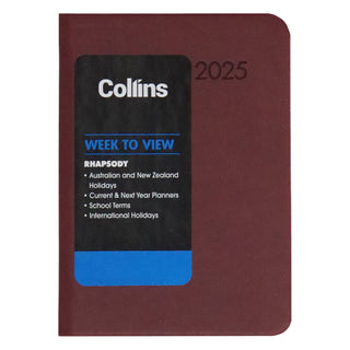 Diary 2025 Collins Rhapsody A73 WTV Mulberry