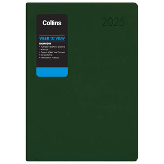 Diary 2025 Collins Rhapsody A73 WTV Racing Green