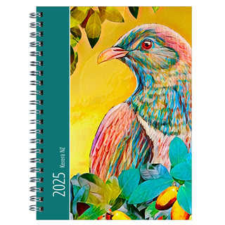 Diary 2025 Kanuka Glen Art A53 Wiro Kereru