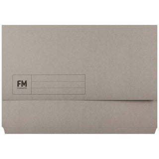 Document Wallet FM Foolscap Grey