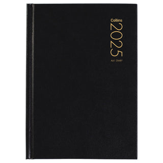 Diary 2025 Collins A61 Black