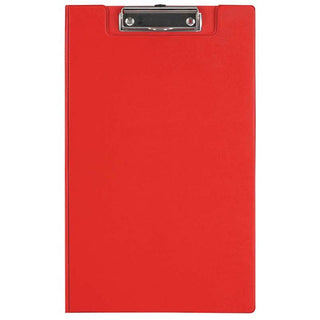 Clipboard FM PVC with Flap Foolscap Red