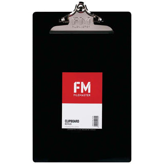 Clipboard FM 30% Recycled Foolscap Black