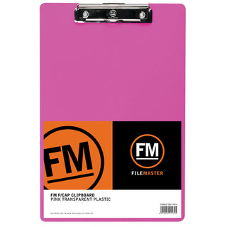 Clipboard FM Neon Pink Transparent