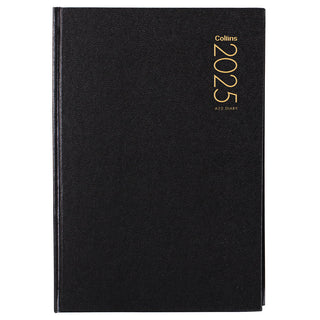 Diary 2025 Collins A52 Black