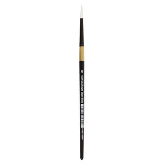 Paint Brush Taklon Round White #6 S1008R