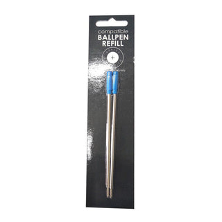 Pen Refill GBP Cross Compatible Ballpoint Blue 2 Pack