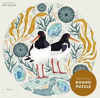 Oystercatchers: Round Puzzle