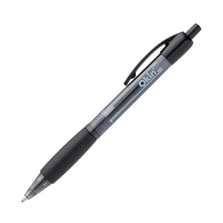 Pen Okin Ballpoint Retractable Grip Medium Black