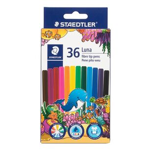 Felt Tip Pens Staedtler Luna Fibre Tip 36 Pack