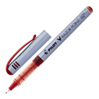 PEN PILOT V RAZOR POINT EXTRA FINE RED