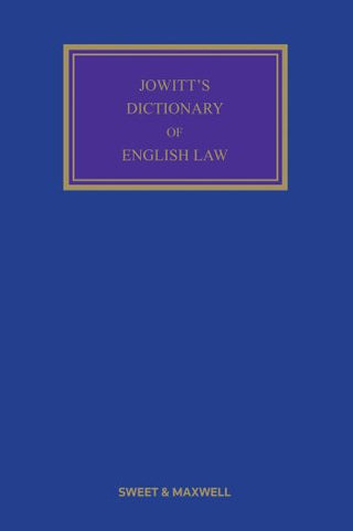 Jowitts Dictionary of English Law