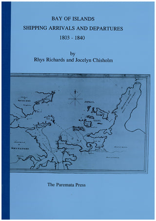 Bay of Islands Shipping Arrivals and Departures 1803-1840