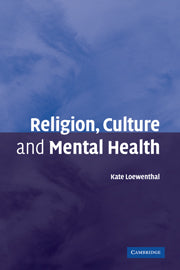 Religion Culture and Mental Health