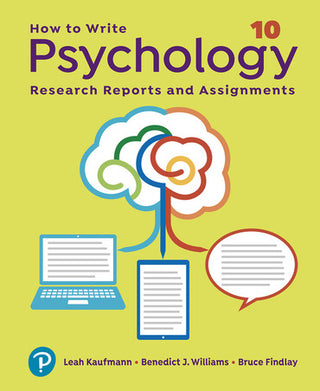 How to Write Psychology : Research Reports and Assignments