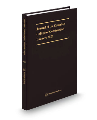 Journal of the Canadian College of Construction Lawyers 2023